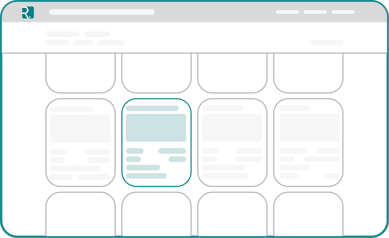 Marketplace wireframe